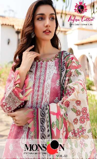 MONSOON  COTTON COLLECTION VOL 13 NAFISHA COTTEN